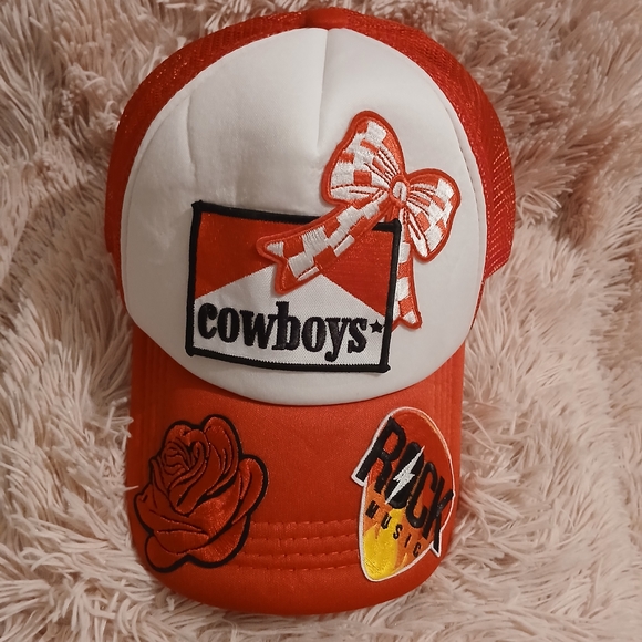 Cowboys Red and White Women's Hat - Picture 1 of 4